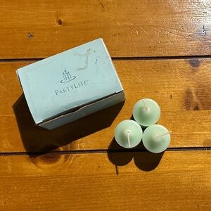 PartyLite Mint Green Tealight Set